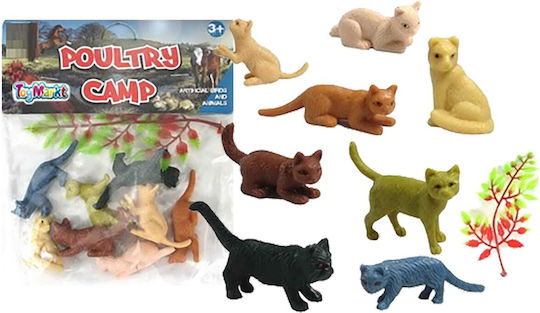 ToyMarkt Μικρό Σετ με 8 Γατάκια για 3+ Ετών (Διάφορα Σχέδια)