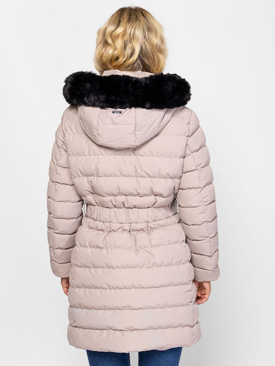 Damen Puffer Jacke für Winter Gray