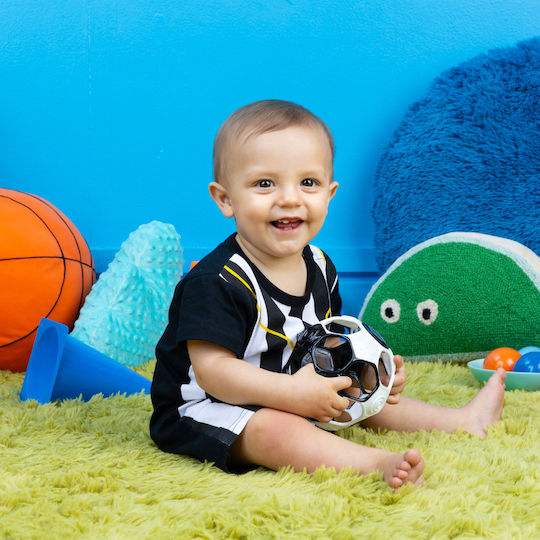 Produse Scandinave pentru Bebeluși Oball Minge de Fotbal Oball Alb Negru Ob-16907 Jucărie