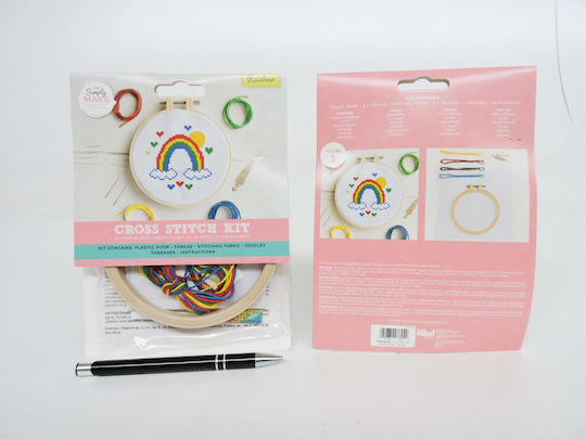Create a Cross Stitch Rainbow Embroidery Embroidery