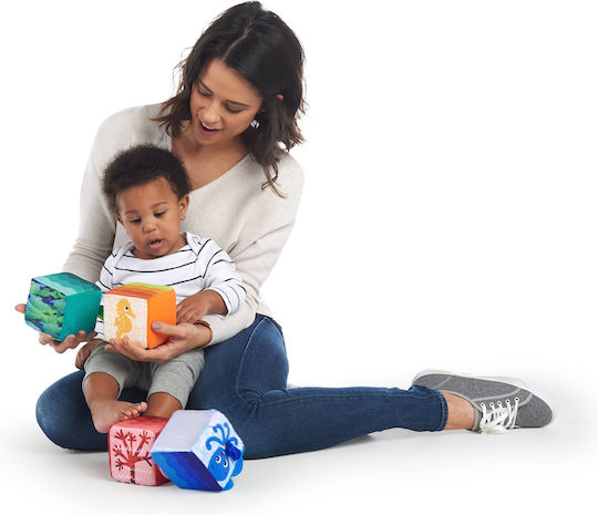 Baby Einstein Παιχνίδι Στοίβαξης Explore and Discover Soft Block για 3+ Μηνών