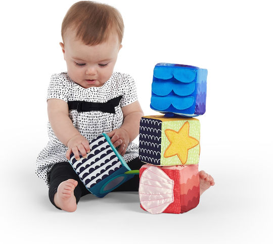 Baby Einstein Παιχνίδι Στοίβαξης Explore and Discover Soft Block για 3+ Μηνών