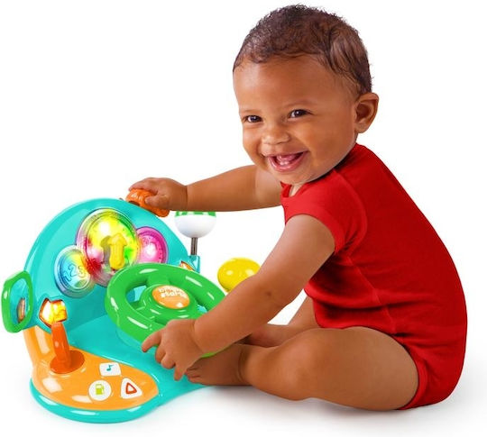 Bright Starts Multifuntional Toy Steering Wheel Lights & Colors Driver
