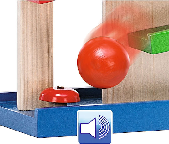Eichhorn Jucărie pentru Bebeluși Marble Run House din Lemn pentru 12++ Luni