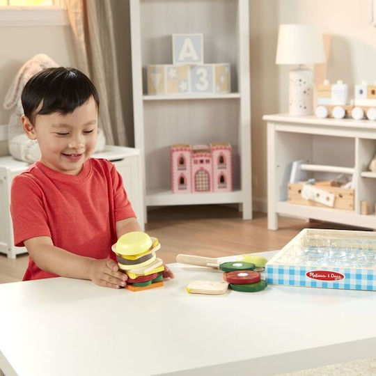 Melissa & Doug Σετ Παρασκευής Σάντουιτς από Ξύλο για 3+ Ετών 17τμχ