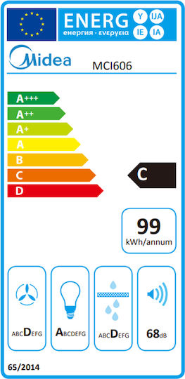 Midea Abzugshaube 60cm Inox Midea