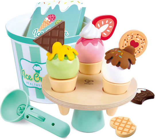 Hape Комплект Сладолед От Дърво За 2+ Години 19 Части