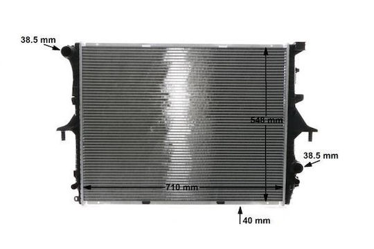 Radiator Engine Cooling Mahle Cr 571 000s
