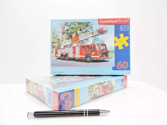 Детски Пъзел Fire Engine за 5+ Години 60бр Castorland