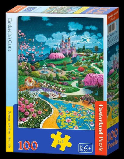 Пъзел Castorland 100 Замъкът на Пепеляшка