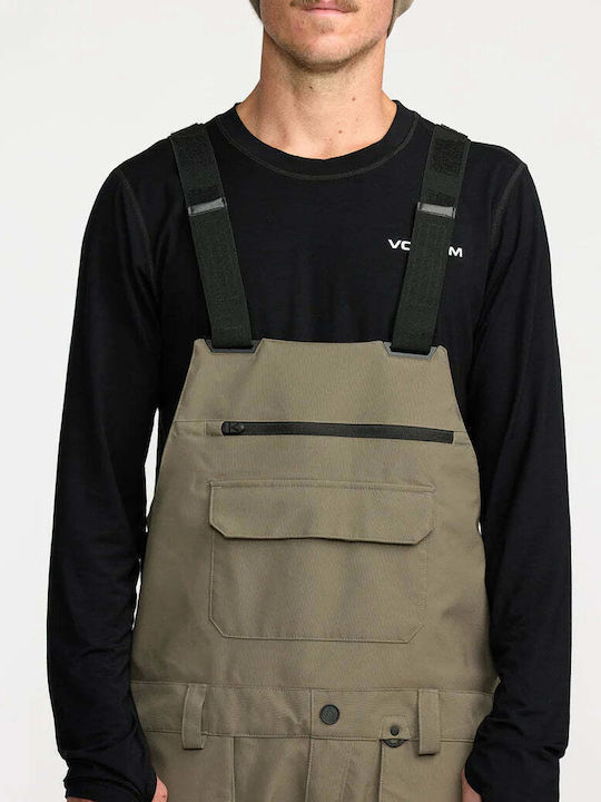Volcom Roan G1352608-MIL Men's Dungarees for Ski & Snowboard Beige