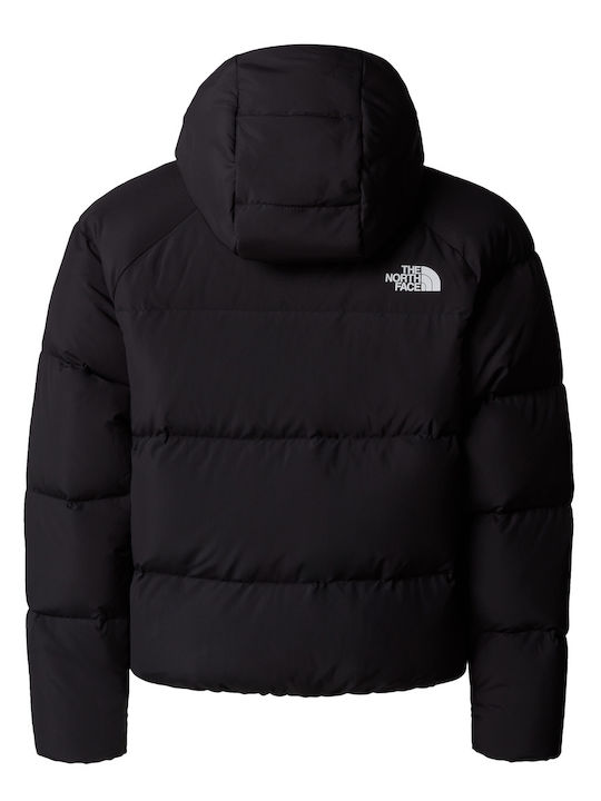 North Down Down Jacket Kids Sports Jacket with Hood Black