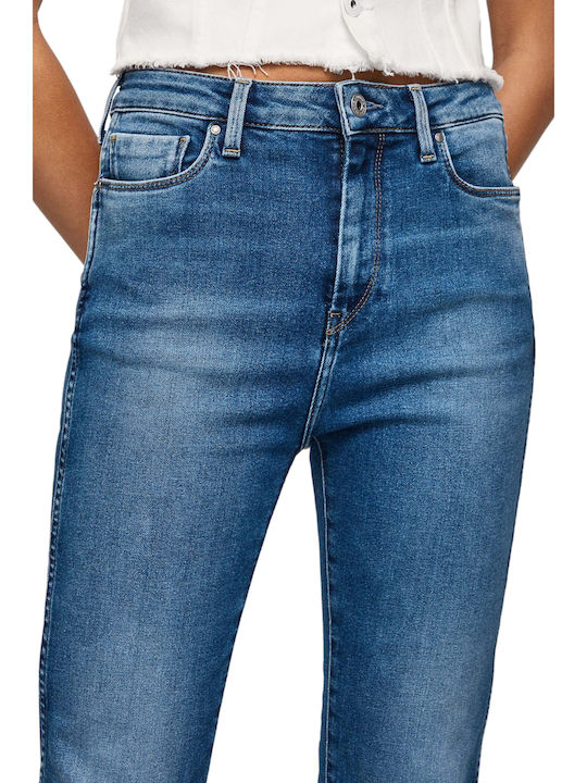 Dion 7/8 Women's Jean Trousers in Straight Line