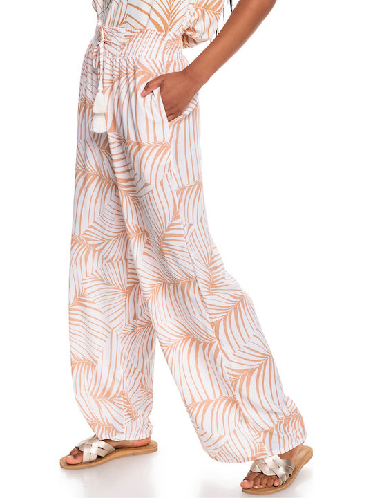 Inside Rhythm Women's Fabric Trousers White