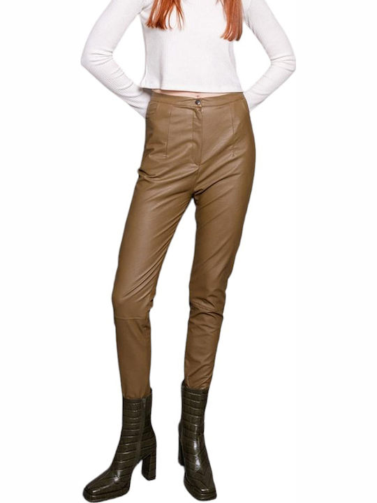 Women's Fabric Trousers Green