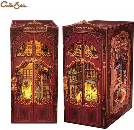 Cutebee Παιχνίδι Κατασκευών Book Nook Kit Library of Wisdom DIY