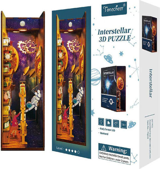 Tonecheer Παιχνίδι Κατασκευών Book Nook Kit Interstellar DIY