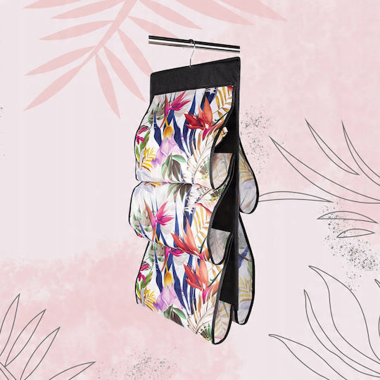 Guess Fabric Hanging Clothes Organizer 72x42cm