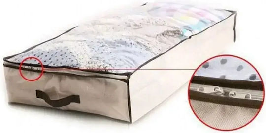 Tpster Fabric Storage Case For Clothes in Beige Color 80x45x15cm 1pcs