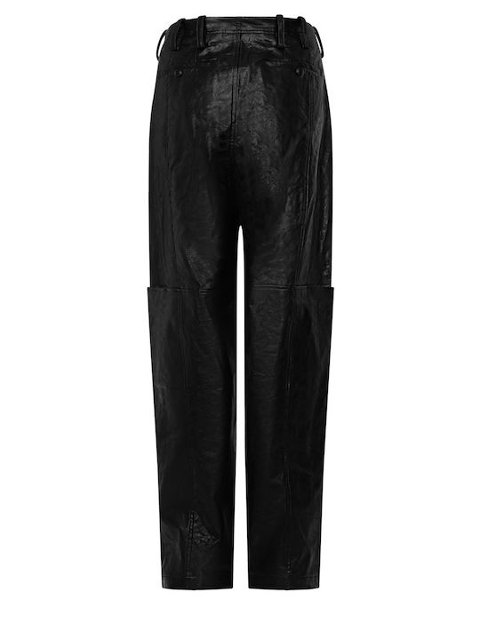 Women's Fabric Trousers Black