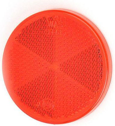 Round Adhesive Reflector 842 Fi-61 Red Was Was 842