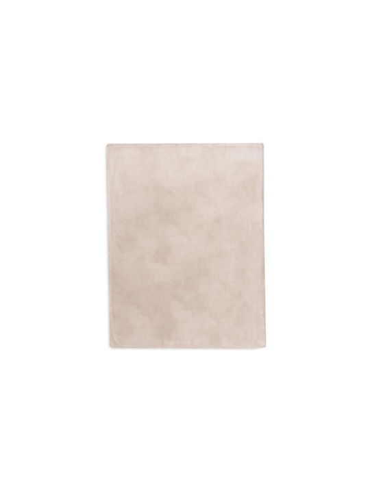 Jollein Κουβέρτα Αγκαλιάς & Λίκνου Fleece Κοραλί Nougat/Coral 100x75εκ.