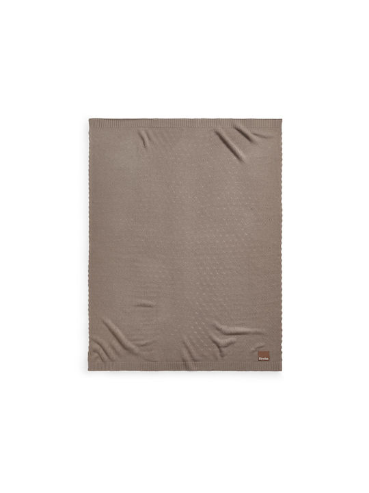 Κουβέρτα Πλεκτή Αγκαλιάς 75x100 Elodie Pointelle Ακρυλική Tender Taupe 30326206210na 75x100