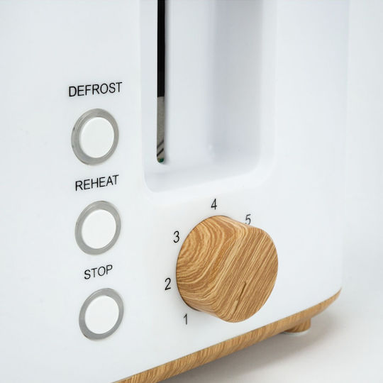 Toaster 2 Schlitze Weiß