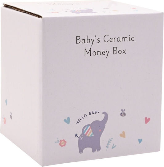 Hello Baby Pușculiță Ceramică Roz Pentru Copii