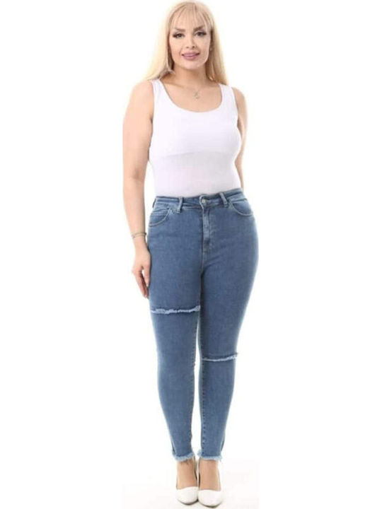 Talie înaltă Blugi de damă cu croială conică