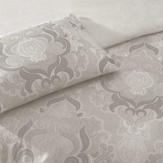 Tac Σετ Διπλή 200x220cm Norelia Gray