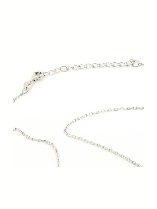 Charm mit Design Stern aus Silber