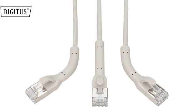 Digitus Direct Attach Copper Cat.6a (Gigabit) Καλώδιο Δικτύου Ethernet 1m Γκρι