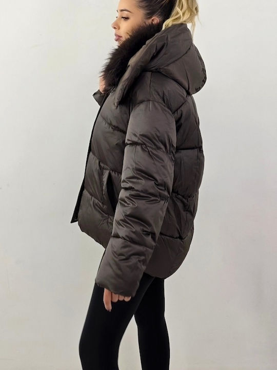 Jacke Braun