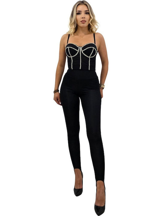 Women's Long Training Legging Black