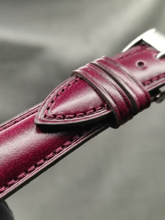 Morellato Lederriemen Burgundisch 18mm