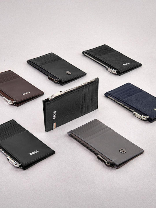 Leather Men's Wallet Cards Black