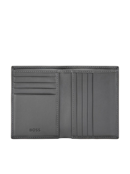 Leather Men's Wallet Cards Gray