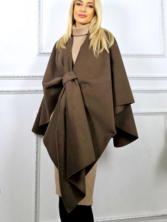 Damen Braun Cape Oversized