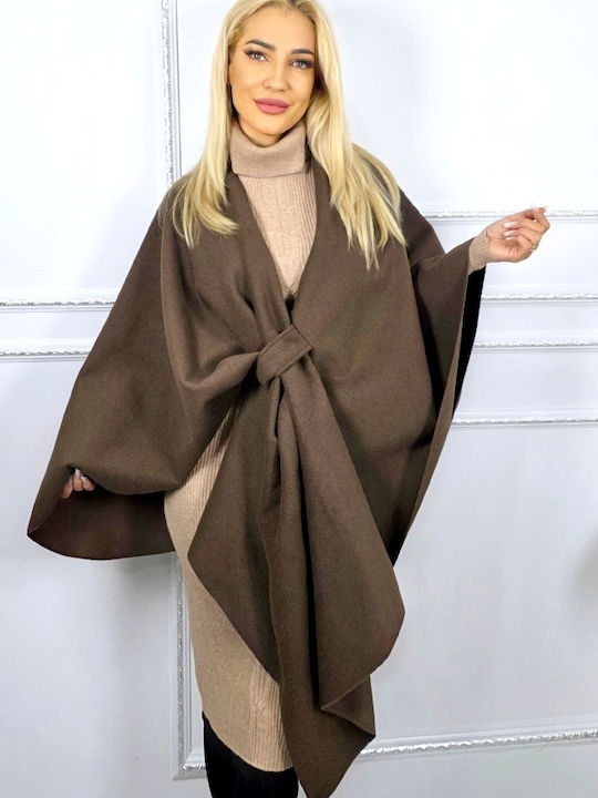 Damen Braun Cape Oversized