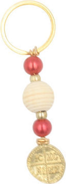 Makwedding Christening Charm Keychain Gold 25pcs