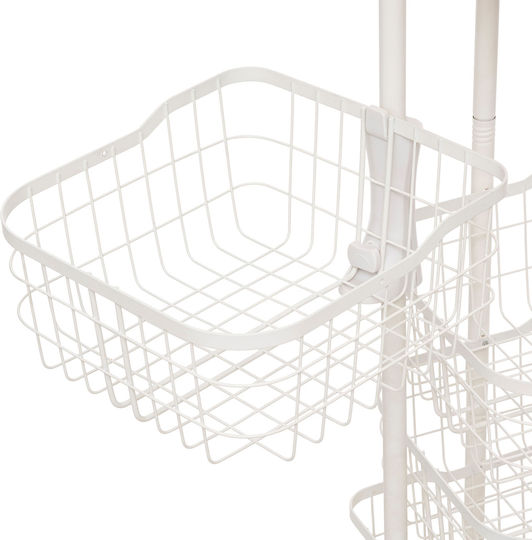 5Five Kitchen Trolley Metallic 6 Tiers Beige 34.4x30.8x93.1cm