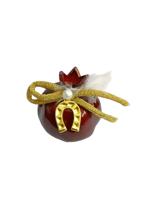 Kalliopi Silver Suspendata Amulet Rodie Roșu Ceramic 2026 7x7cm 1buc
