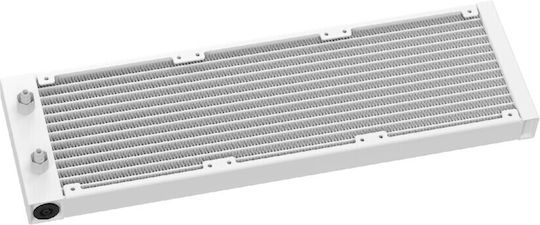 Deepcool LM360 Υδρόψυξη AIO CPU με 3 Ανεμιστήρες 120mm και ARGB Φωτισμό Λευκή