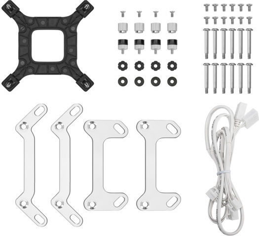 Deepcool LM360 Υδρόψυξη AIO CPU με 3 Ανεμιστήρες 120mm και ARGB Φωτισμό Λευκή