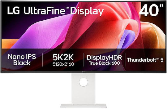 LG 40U990A-W.AEU Ultrawide HDR Curved Monitor 39.7" 5120x2160 with Response Time 5ms GTG