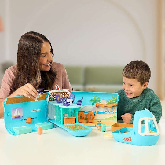 Giochi Preziosi Bluey 3-in-1 Miniatur-Spaßspielzeug Flugzeug für 3+ Jahre