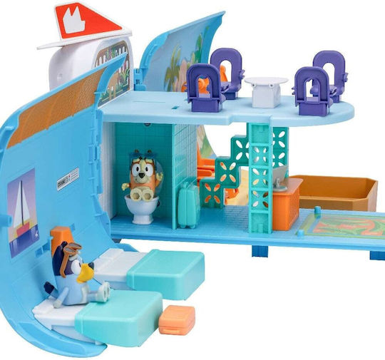 Giochi Preziosi Bluey 3-in-1 Miniatur-Spaßspielzeug Flugzeug für 3+ Jahre
