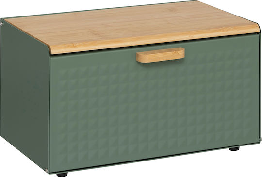5Five Ψωμιέρα Μεταλλική Πράσινη 35.5x20.8x23.5cm 5Five Ψωμιέρα Μεταλλική Πράσινη 35.5x20.8x23.5cm