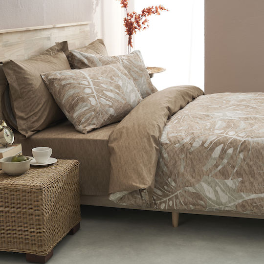 Charalambidis Textiles Πάπλωμα Μονό 160x230εκ. Όαση Μπεζ 350 GSM